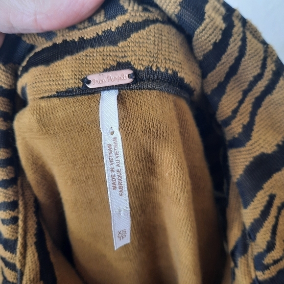 Free People Us & Them Striped Shirtdress XS - Picture 6 of 7